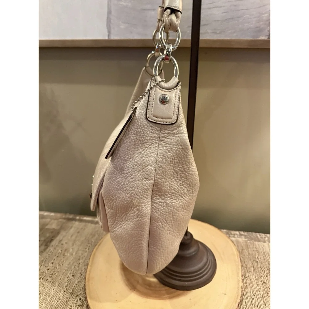 Coach Metallic‎ Gold Leather Kristin Hobo Shoulder Bag Purse Hardware 16808